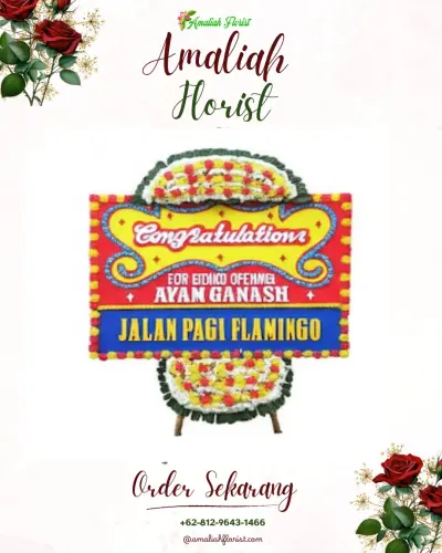 Bunga Papan Congratulation di Ketawanggede